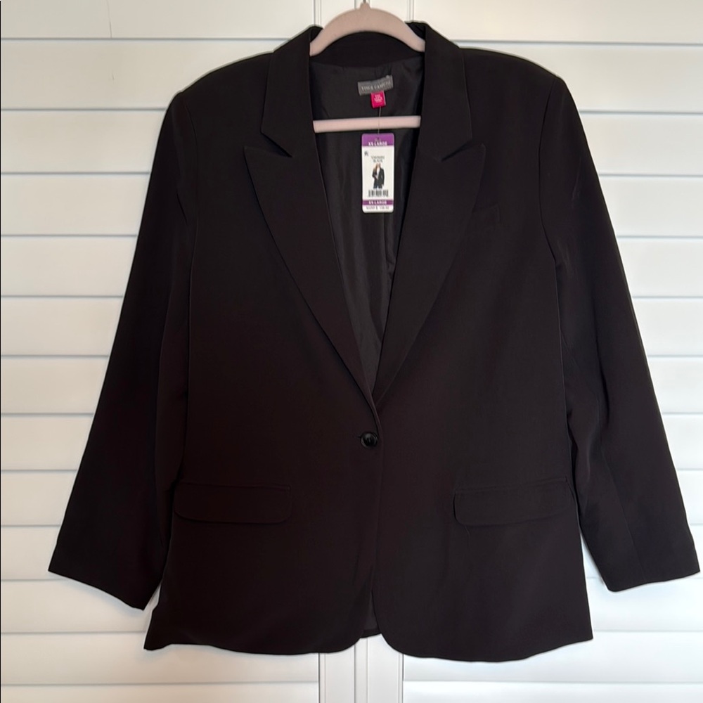 Vince Camuto Black Blazer‎ Professional Suit Jacket